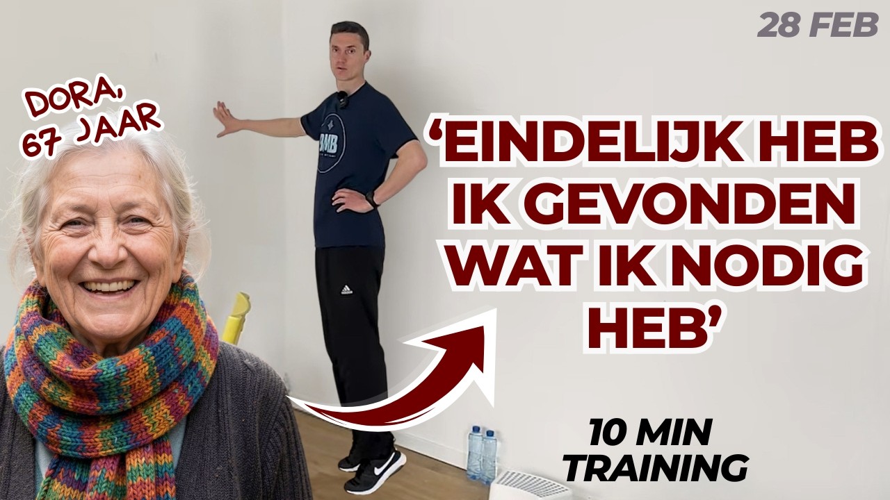 Joris (65): 'Mijn vrouw doet dit nu een jaar en wordt sterker dan ik! Dus doe ik nu ook mee!'