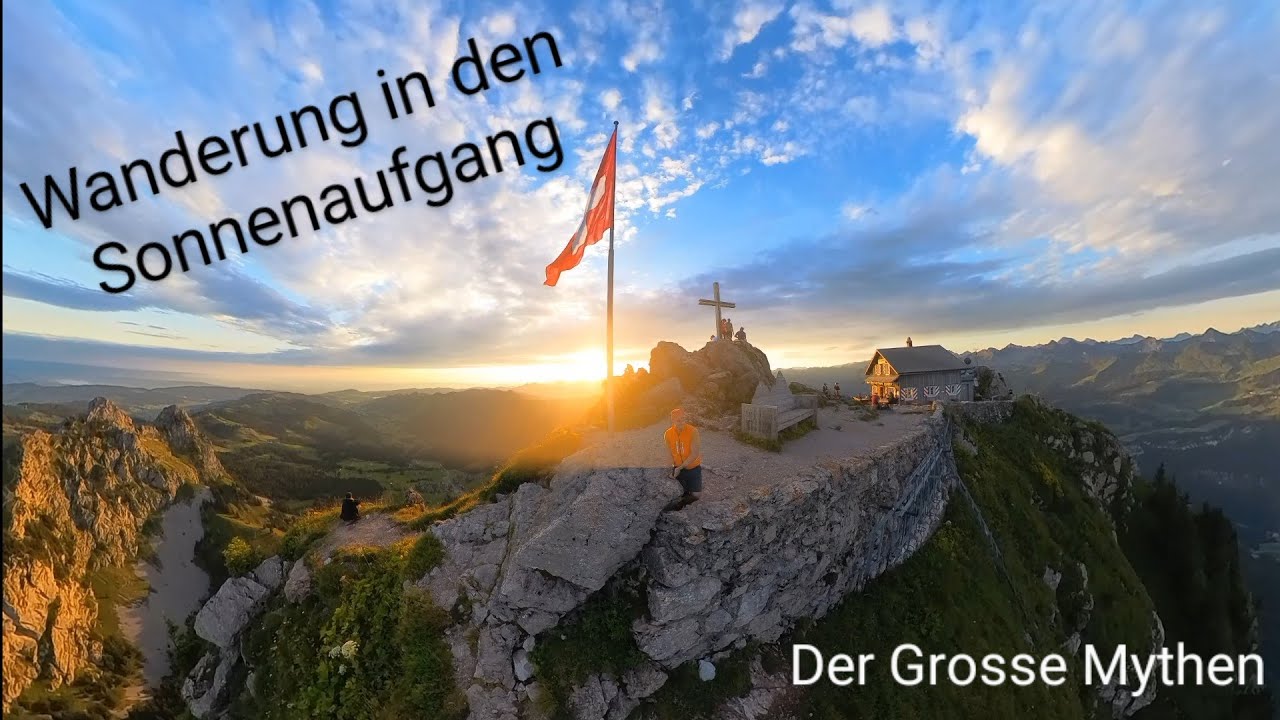 Grosser Mythen, Wanderung in den Sonnenaufgang