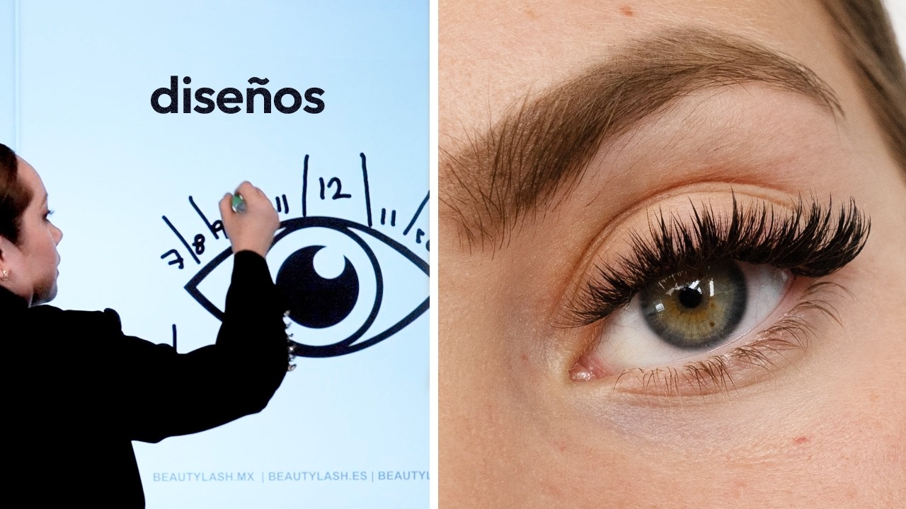 Mini Curso Completo de Diseños en Extensiones de Pestañas: Corrección de la Mirada