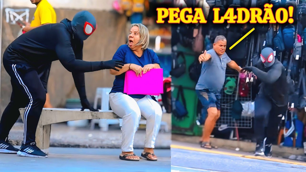 L4DRÃ0 ARANHA 🕸 *pegadinha*