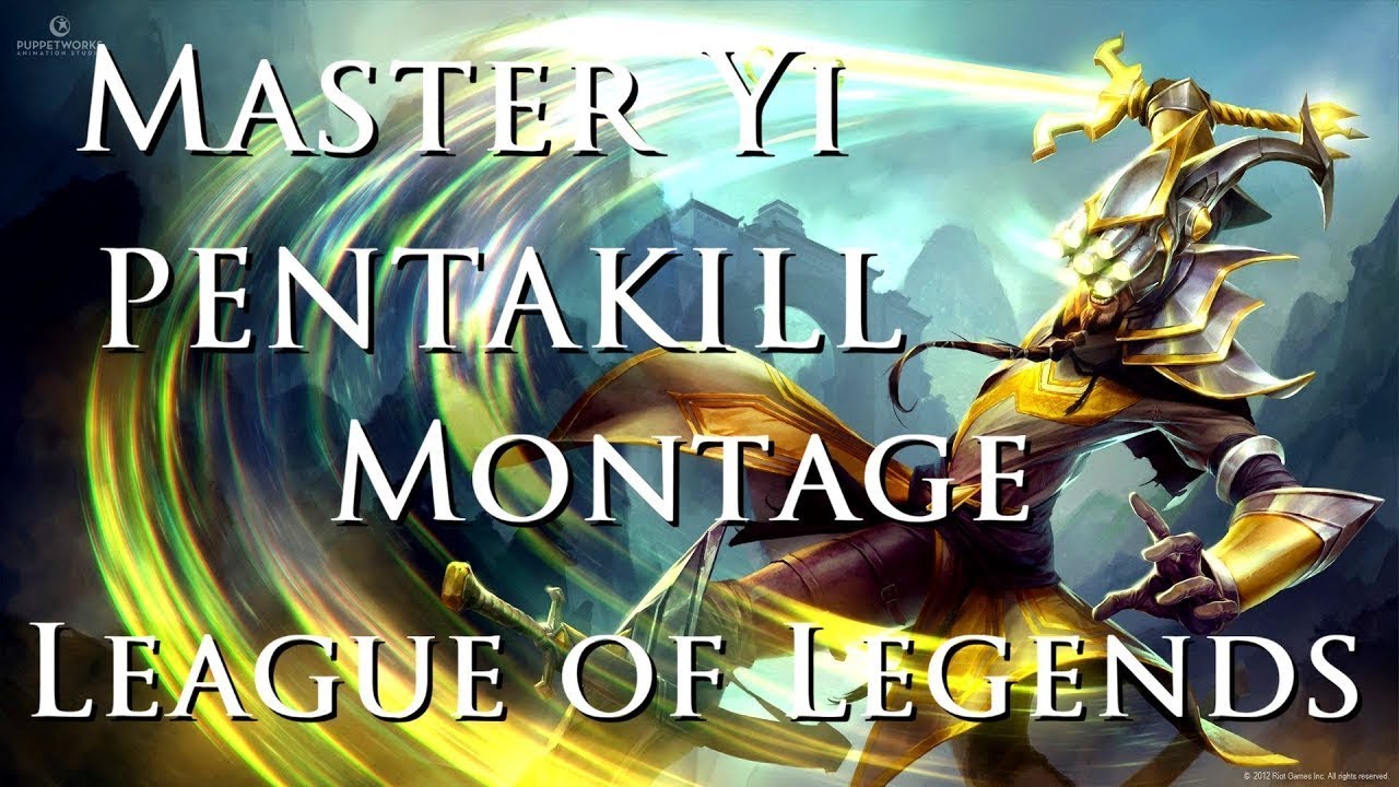 Master Yi 1v5 Pentakill Montage