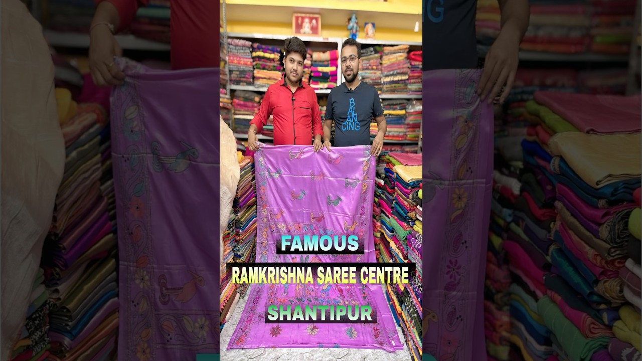 Tissue Linen With Handloom Mark / 120 Count Mul Cotton / Kantha Stich / Raga Tissue