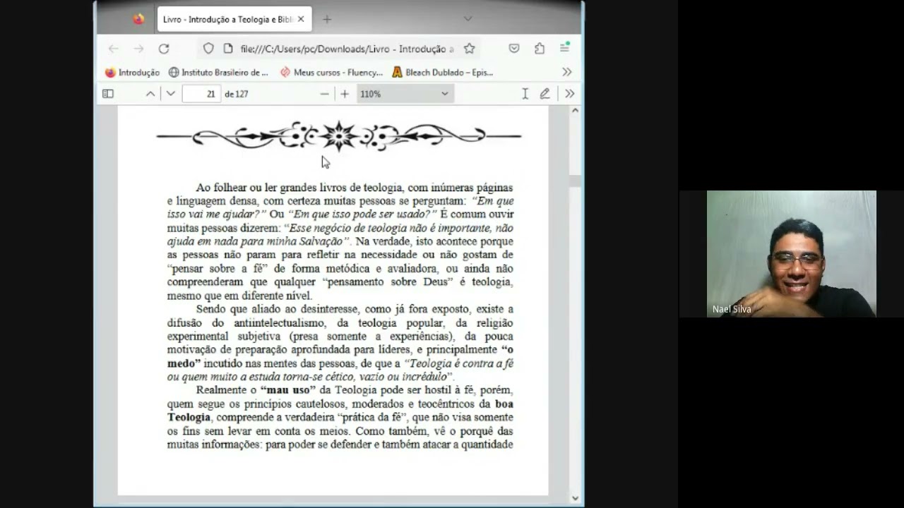 Introdução à Teologia e Bibliologia  Aula  02  Aula  02