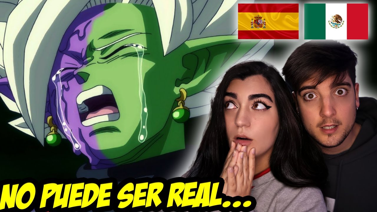 ESPAÑOLES REACCIONAN A DRAGON BALL LATINO VS ESPAÑOL | 🔥VEGETTO BLUE VS ZAMASU🔥🐲DRAGON BALL SUPER🐲