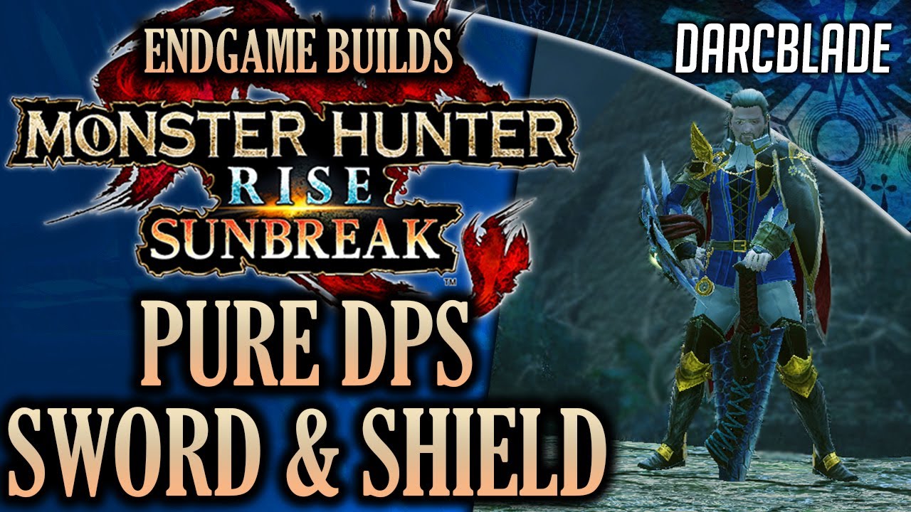 BEST ENDGAME BUILDS : PURE DPS SWORD & SHIELD : MHR SUNBREAK