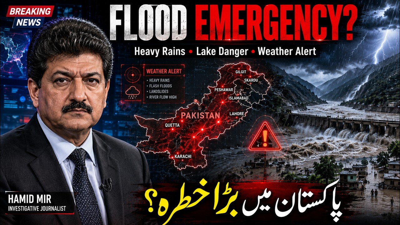 Pakistan Flood Warning? | 15 Lakes In Danger & Heavy Rains Explained | Hamid Mir Exclusive Analysis