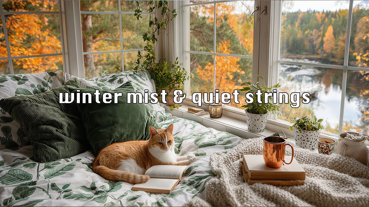 432Hz Winter Sanctuary ☕ Minimalist Acoustic Guitar for Deep Focus, Study & Peace
