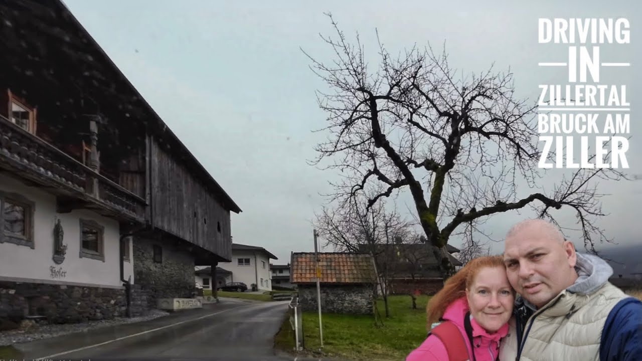 🇦🇹Driving in Zillertal: BRUCK AM ZILLER🚗❤️Foggy landscape☁️Austria, Februar 2025