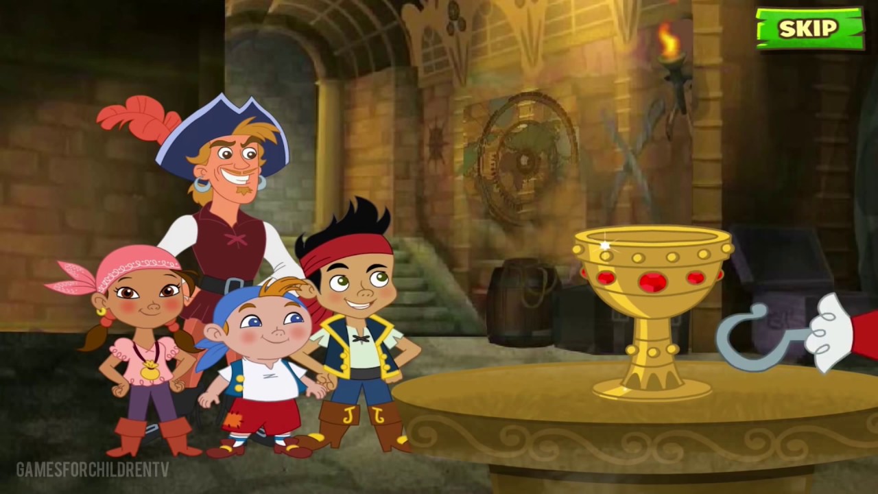 Jake and the NeverLand Pirates - Full Game of The Great Pirate Pyramid - Walkthrough - Disney Jr.