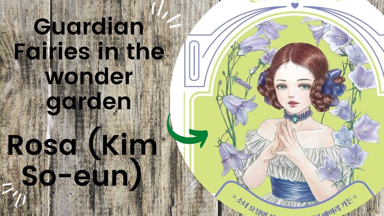Guardian Fairies in the wonder garden - Rosa //Adult Colouring Book Flip Through