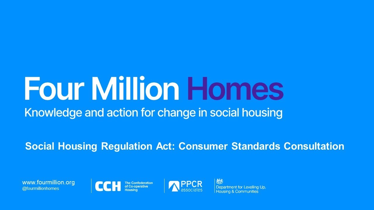 Webinar Social Housing Regulation Act: Consumer Standards Consultation
