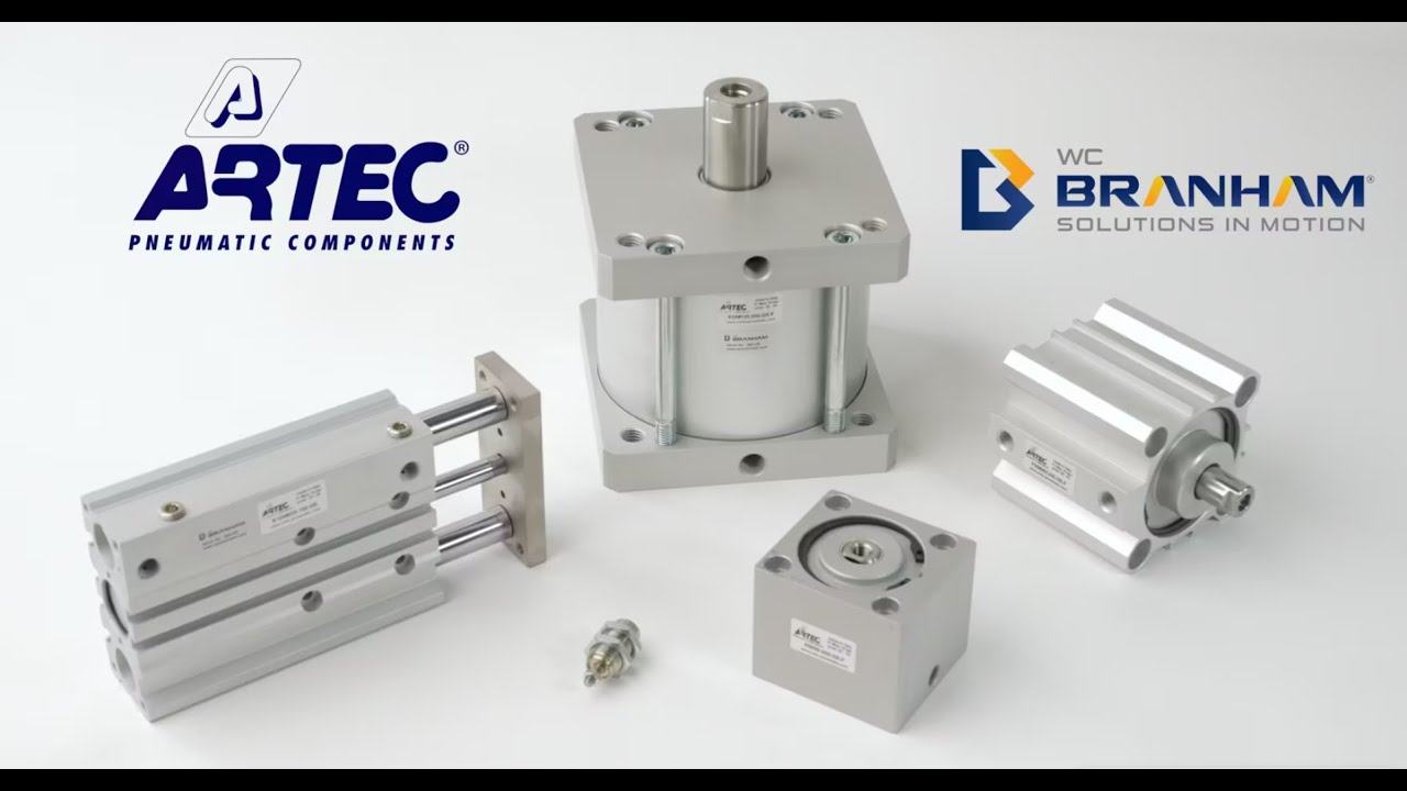 Artec® Compact Stroke Pneumatic Cylinders from W.C Branham Inc  Exclusively for North America