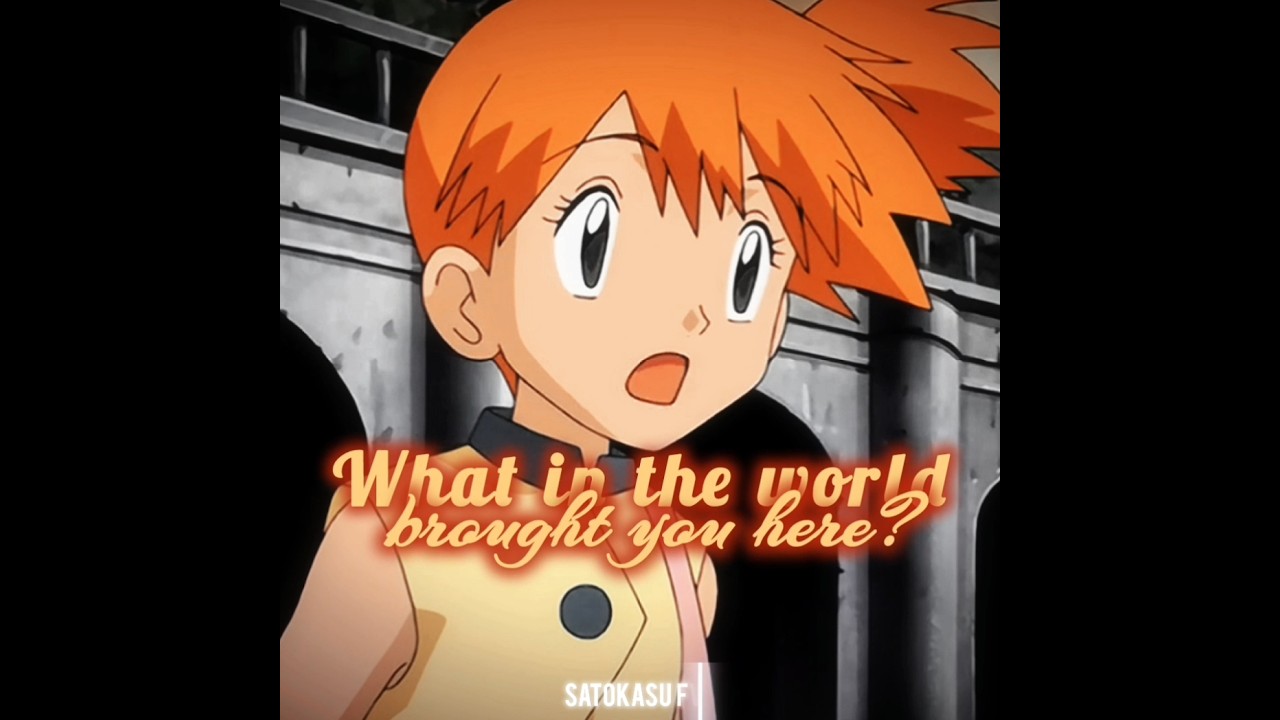 Everything is temporary but ash and misty teasing each other every time they meet is permanent.