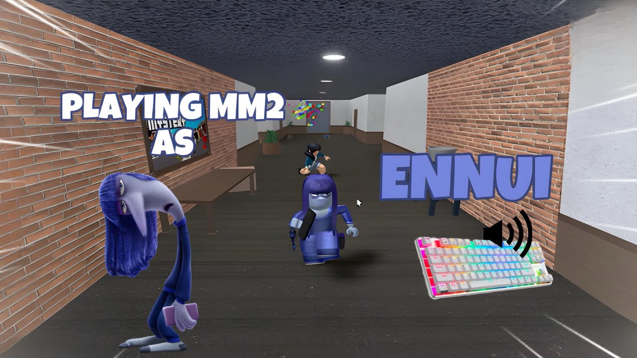 ENNUI DESTROYS TEAMERS IN MM2 + GAMEPLAY (KEYBOARD ASMR)