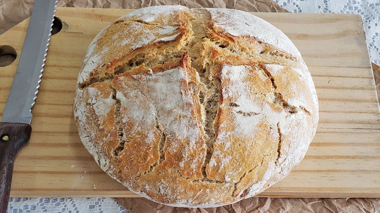 P&Atilde;O CASEIRO DE FERMENTA&Ccedil;&Atilde;O LENTA F&Aacute;CIL SEM SOVAR 3 INGREDIENTES - TAMIRES MOTA