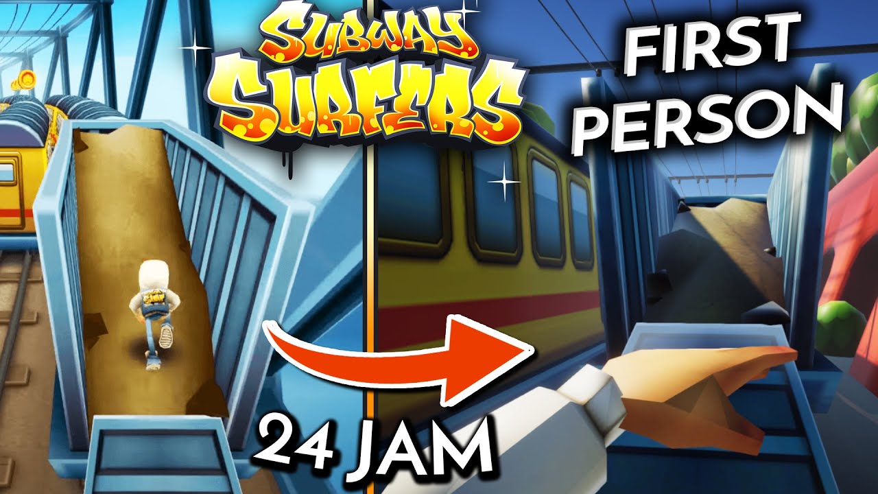 Remaking SUBWAY SURFERS Into First Person In 24 Hours! | SUBWAY SURFERS CHALLENGE