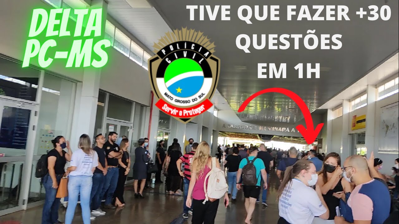 Fiz a prova Delegado PC Mato Grosso do Sul 2021 | Nota de Corte e An&aacute;lise