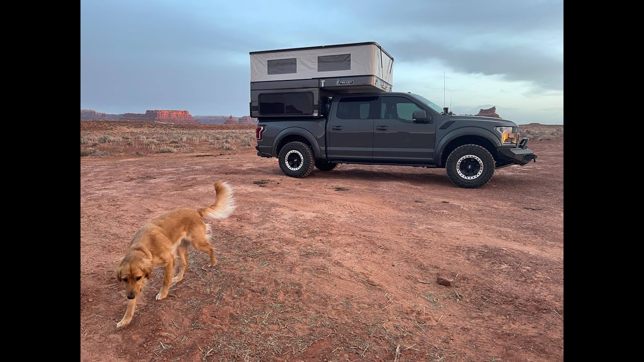 2021 Four Wheel Camper Raven on my Overland 2018 Raptor -  Maiden Voyage to Valley of the Gods Utah!