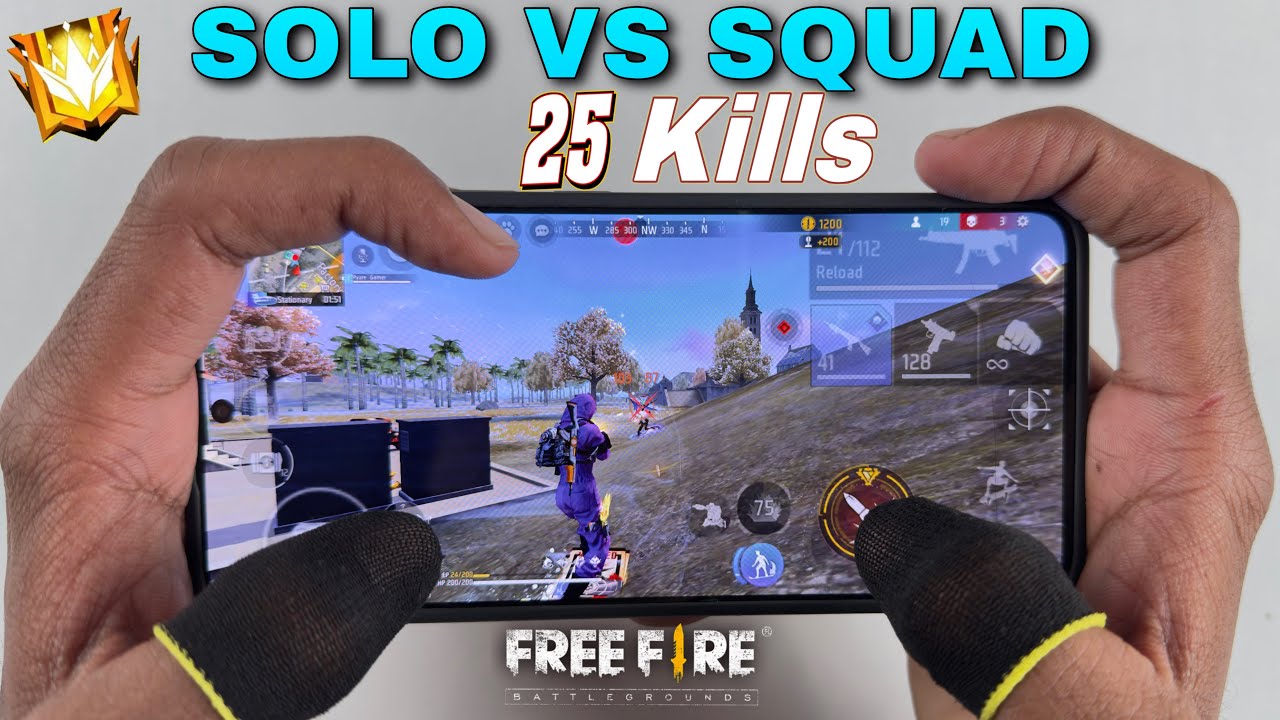 ​25 KILLS! 😱 Non-Stop Action in Solo vs Squad | Garena Free Fire Full Gameplay