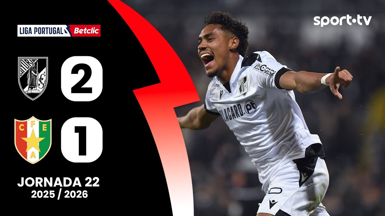Resumo: Vitória SC 2-1 Estrela Amadora - Liga Portugal Betclic | sport tv