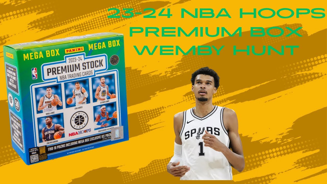 2024-25 Panini NBA Hoops Premium Stock Wemby hunt!!  🏀