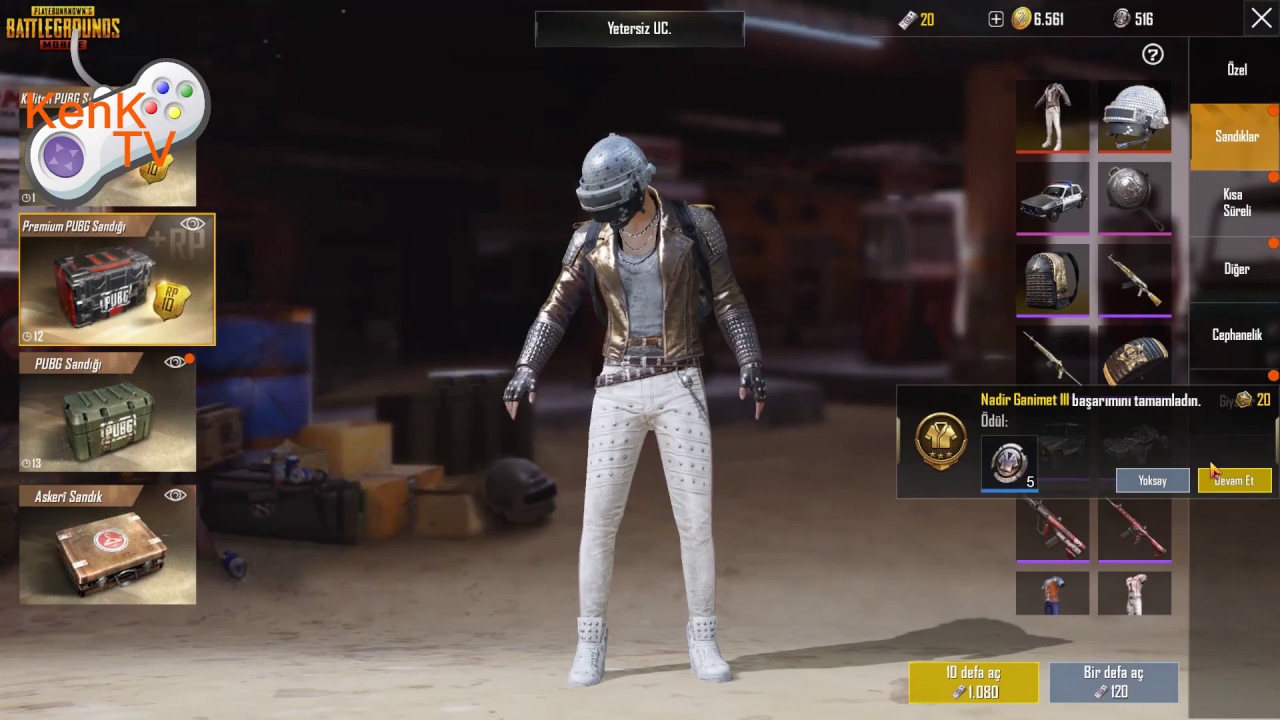 Kutu Açılımı yapıyoruz PUBG Mobile