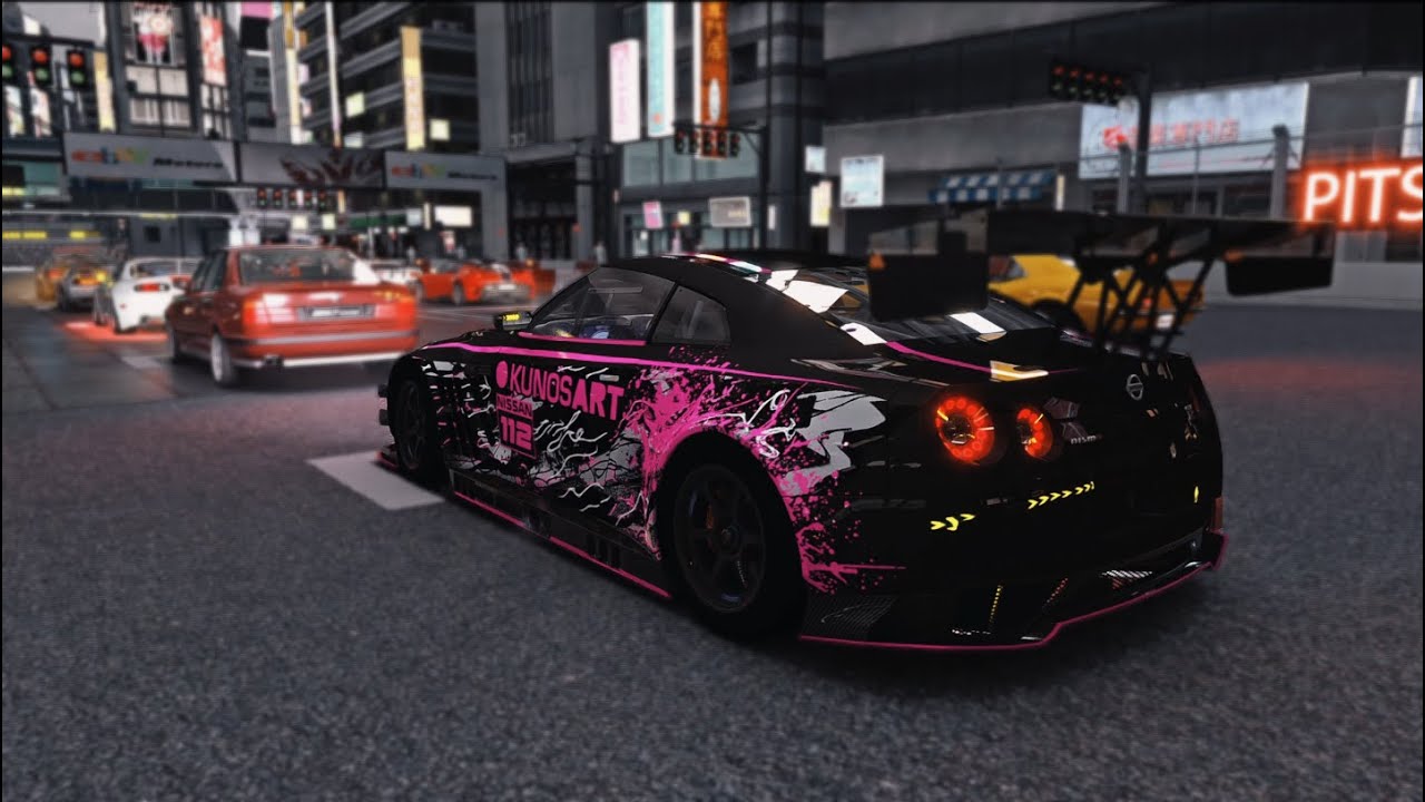 Nissan GTR GT3 2012 UNLEASHED at Night! | Assetto Corsa