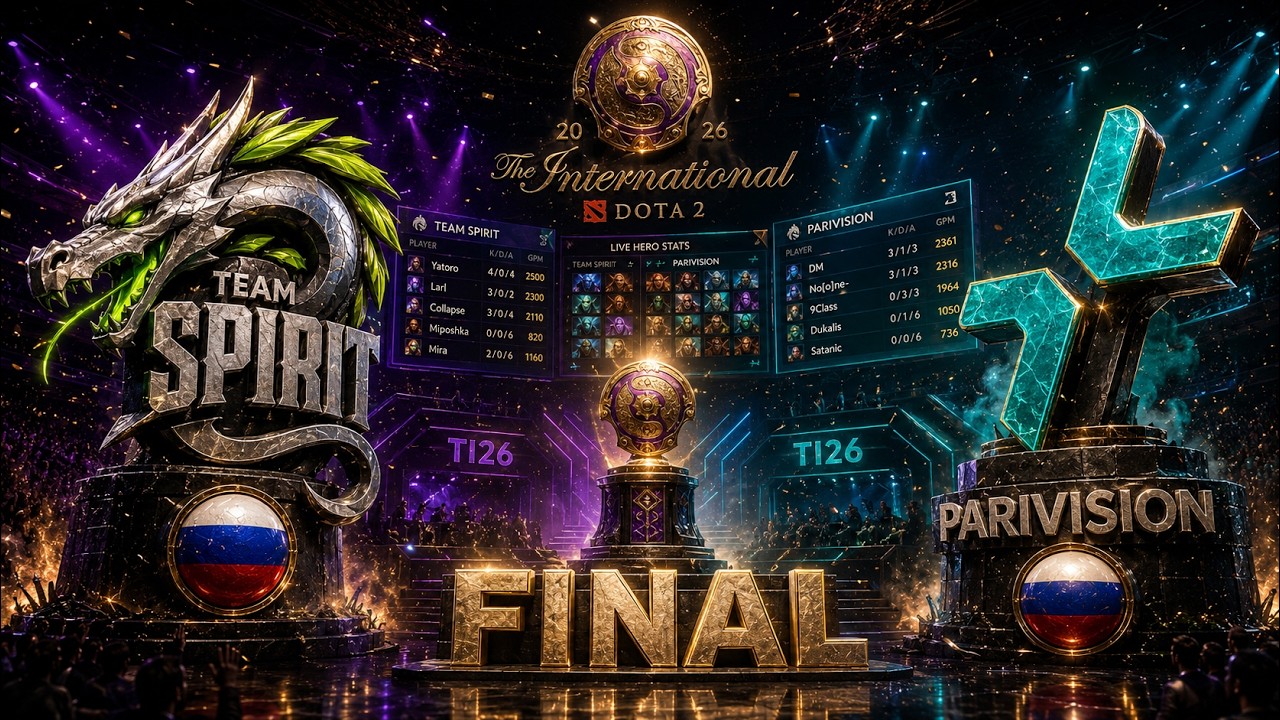 Spirit vs Parivision BO5 | FINAL | The International 2026