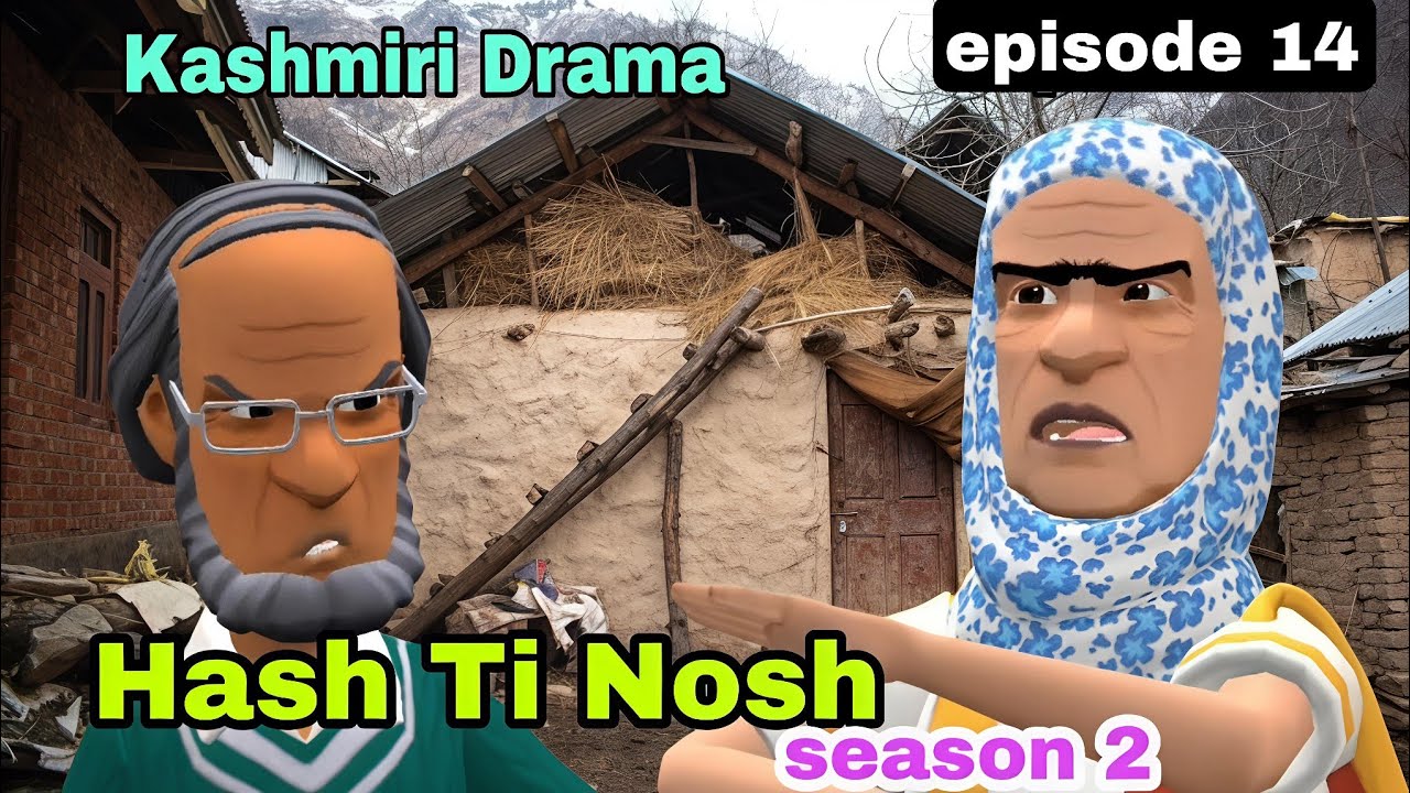 Hash ti nosh season 2 episode 14🥺 emotional kashmiri Cartoon drama 🙏 medicine 💊