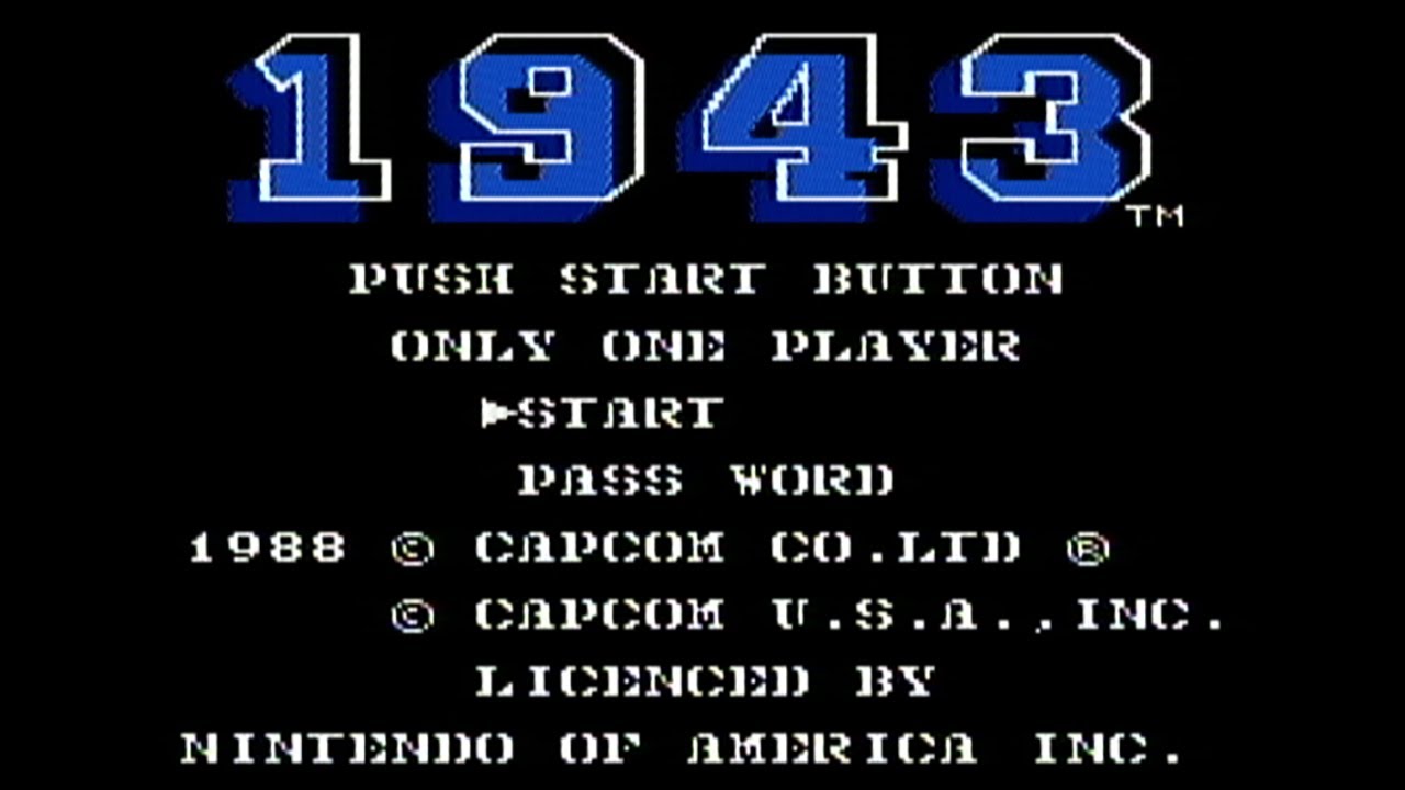 1943: The Battle of Midway (Capcom, 1988) - NES Gameplay SD