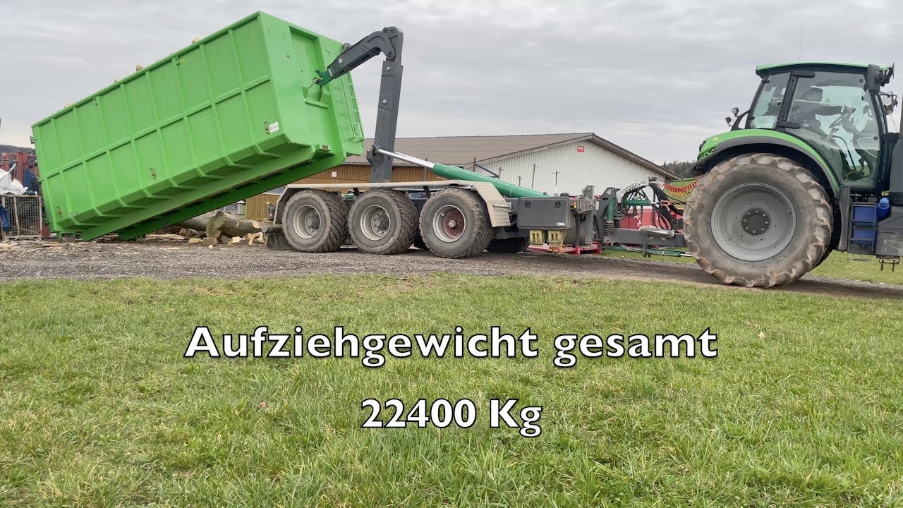 Containertausch-Gewichtsvergleich