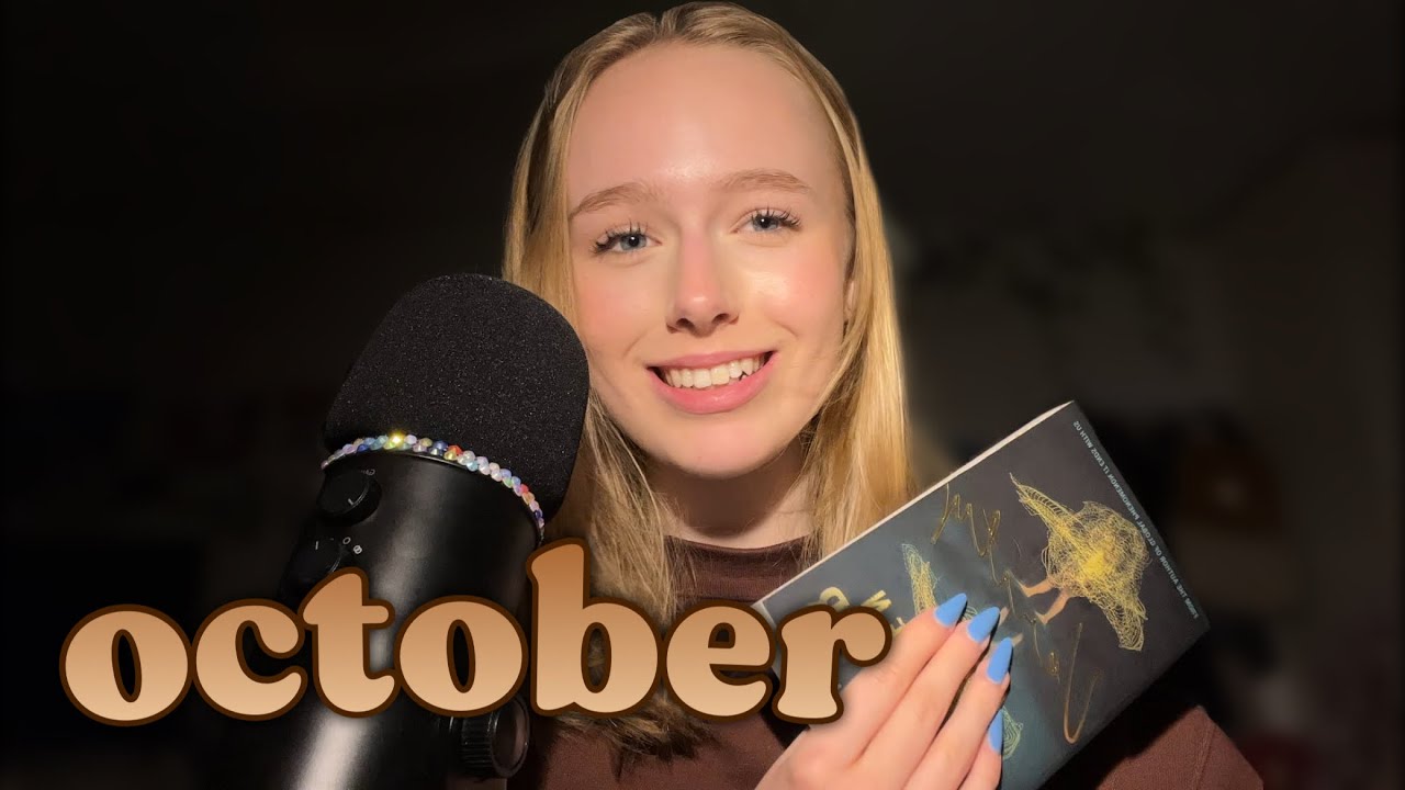 ASMR october favorites 🎃 | show & tell, try on, tapping