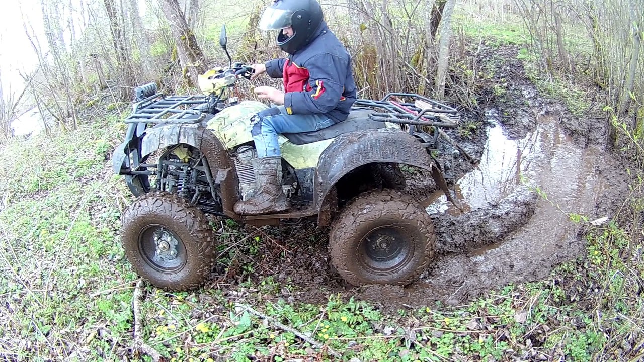 Покатушка на квадроцикле MotoLand ATV 250 Adventure. Лютый гряземес!!!