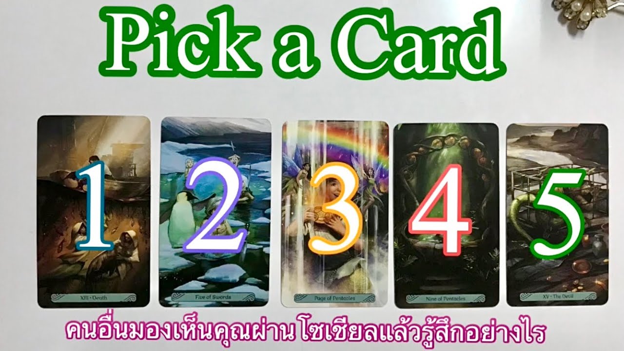 Pick a card คนอื่นมองเห็นคุณผ่านโซเชียลแล้วรู้สึกอย่างไร(ละเอียด) | timeless