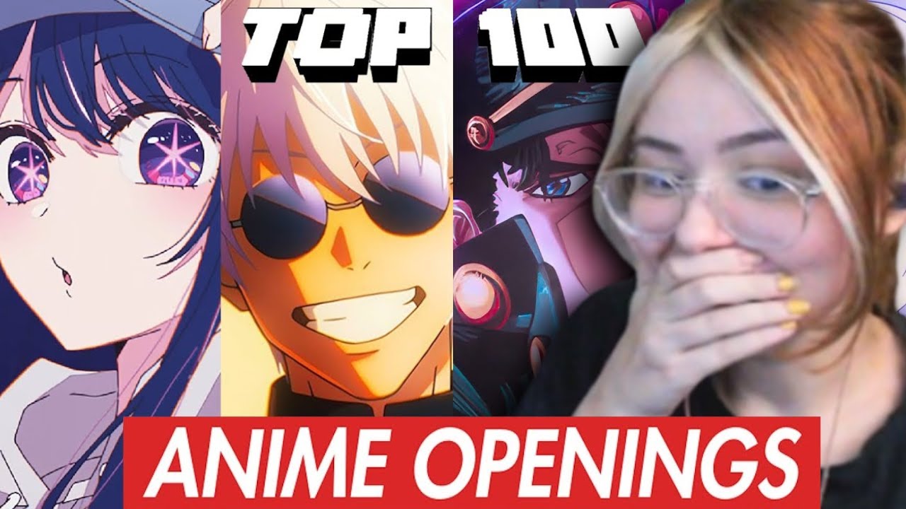 AS 100 OPENINGS DE ANIME MAIS POPULARES DE TODOS OS TEMPOS(me surpreendi PRA CARAMBA) | React