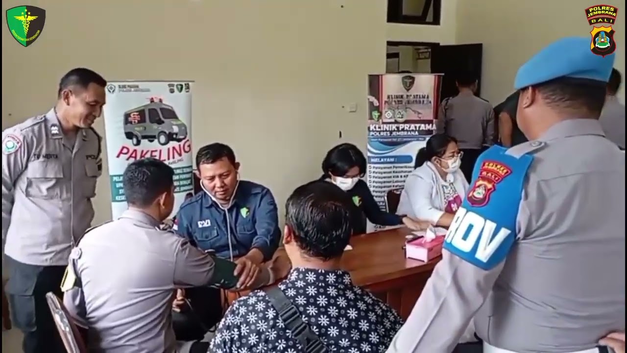 Kegiatan promotif preventif melalui program PAKELING serta LUHKESI pada PNPP Polsek Melaya Jembrana,