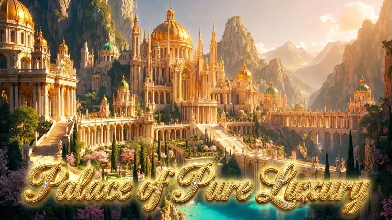 Ultimate Luxury Palace Tour in 8K | Relaxing Royal Mansion Interior & Dream Villa Experience
