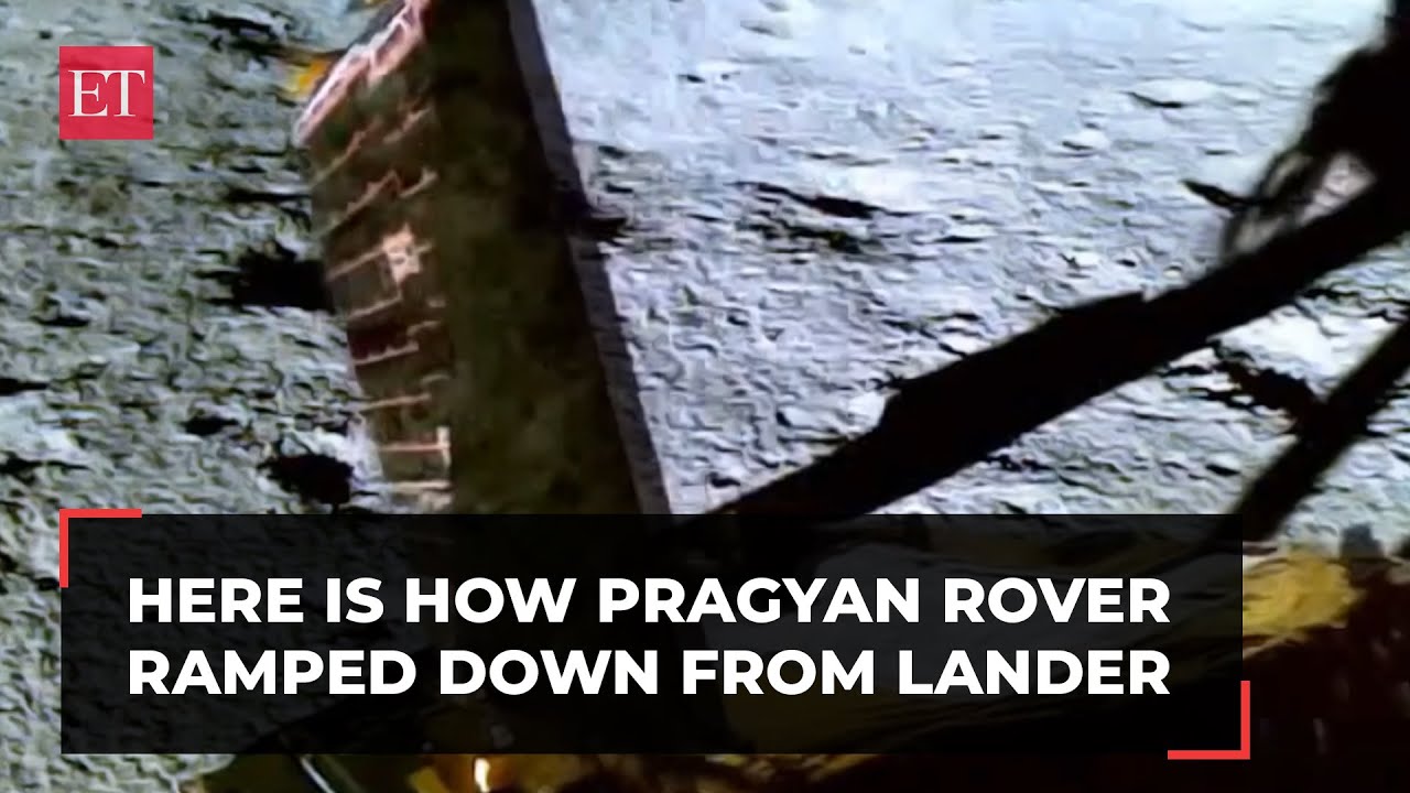 Chandrayaan-3: Here is how Pragyan Rover ramped down from the Lander to the Lunar surface