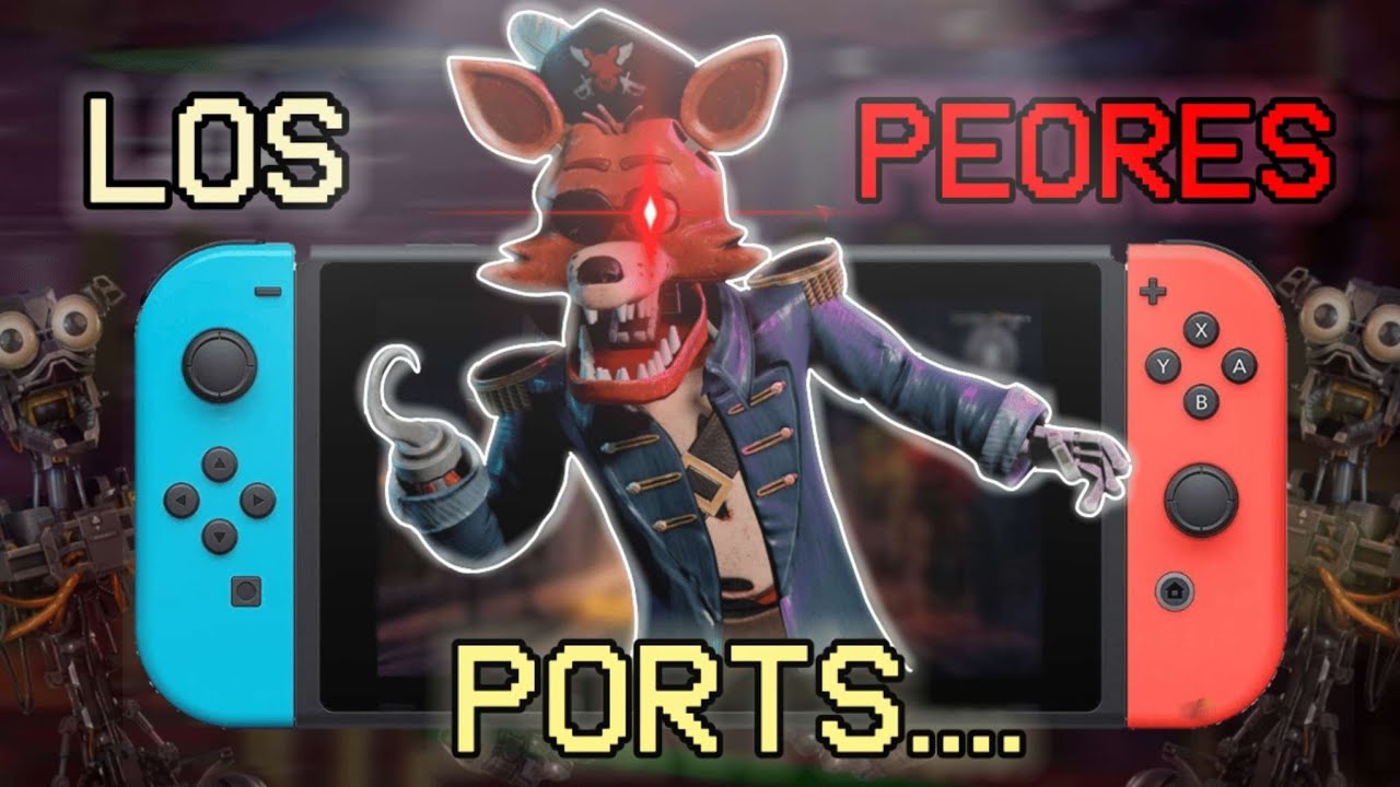 los EXTRA&Ntilde;OS ports de fnaf en switch || ANALISIS