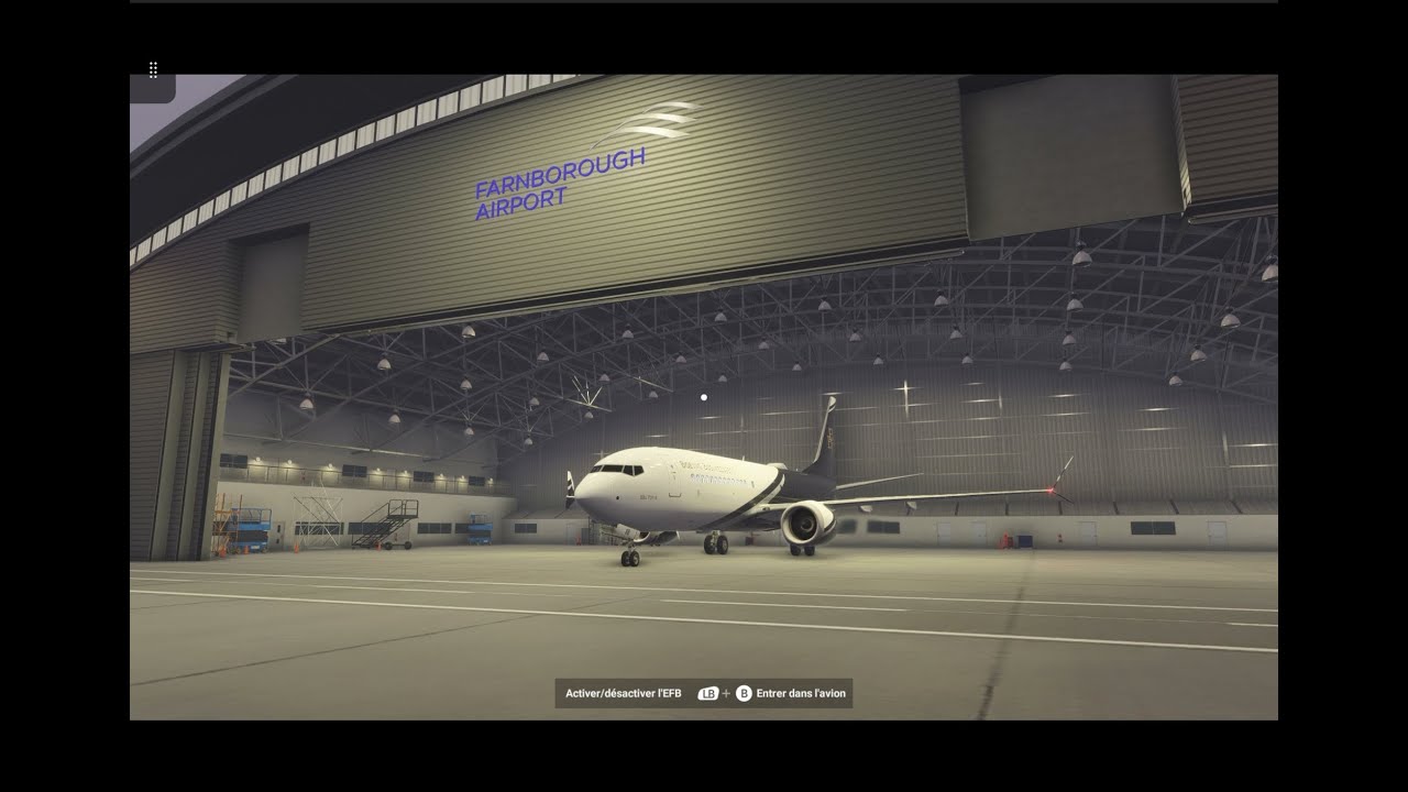 Atterrissage à Farnborough [EGLF]