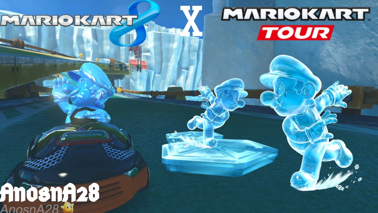 Mario kart 8: Ice Mario From Mario Kart Tour