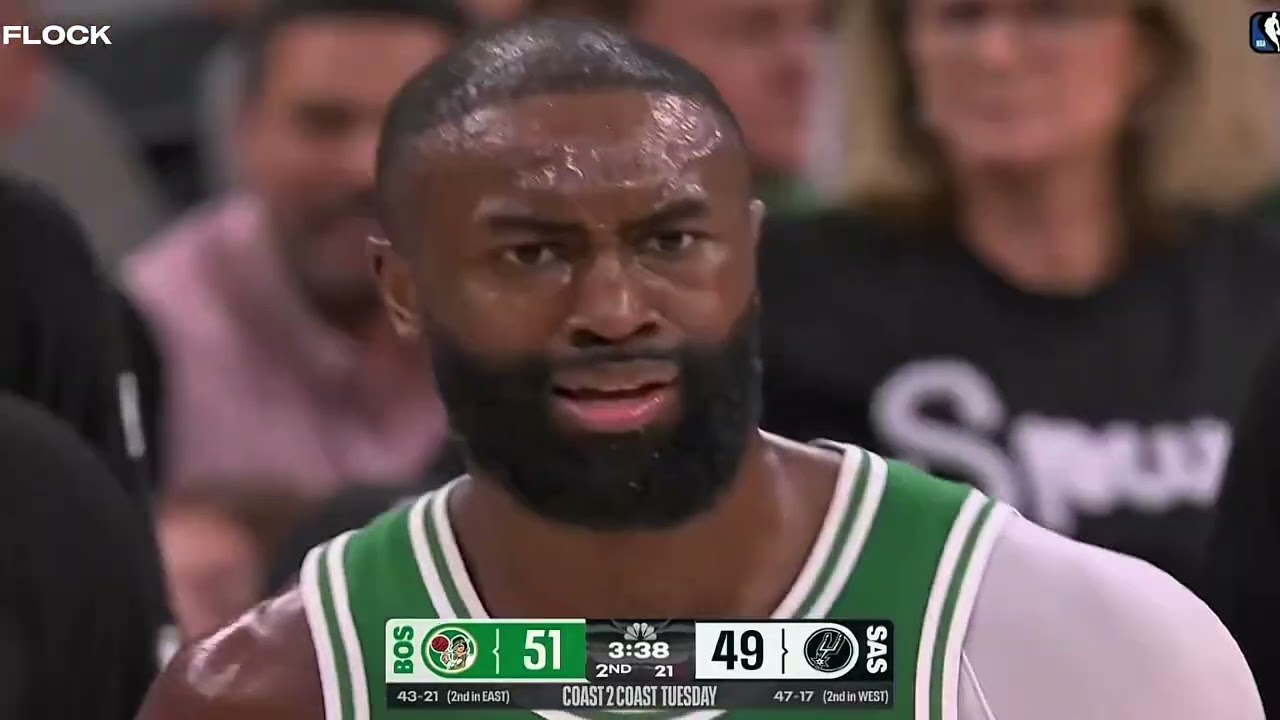 Jaylen Brown HEATED After Getting Ejected vs The Spurs 👀