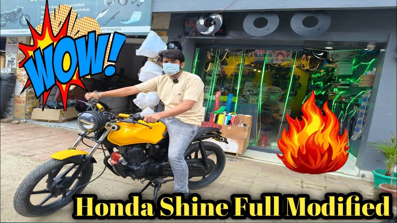 Honda Shine Full Modified | Honda Shine Modification In Sitamarhi | Best Modification Honda Shine 