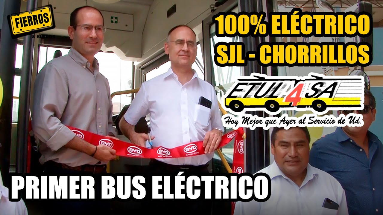 Bus eléctrico de ETUL 4 S.A. BYD (San Juan de Lurigancho - Chorrillos) / FIERROS & Kueros