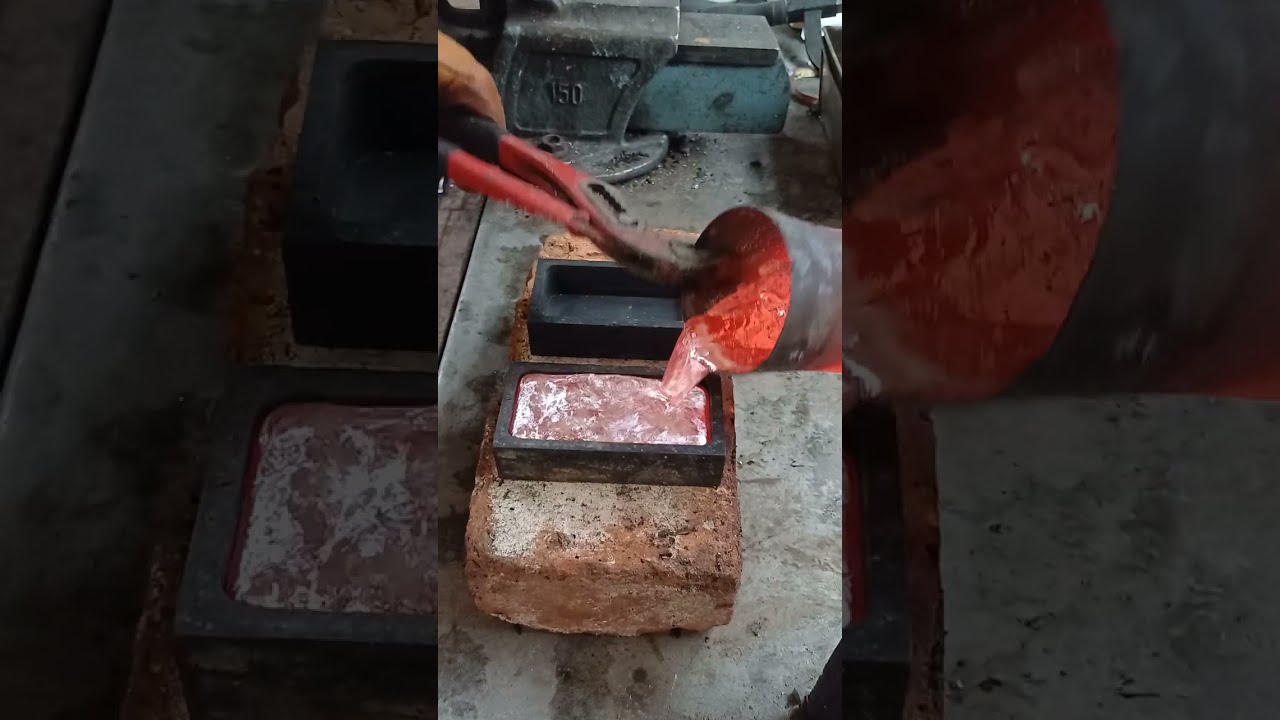 Odlewanie i schłodzenie sztabek aluminium 4 - co się stanie, jeśli forma odlewnicza jest mokra