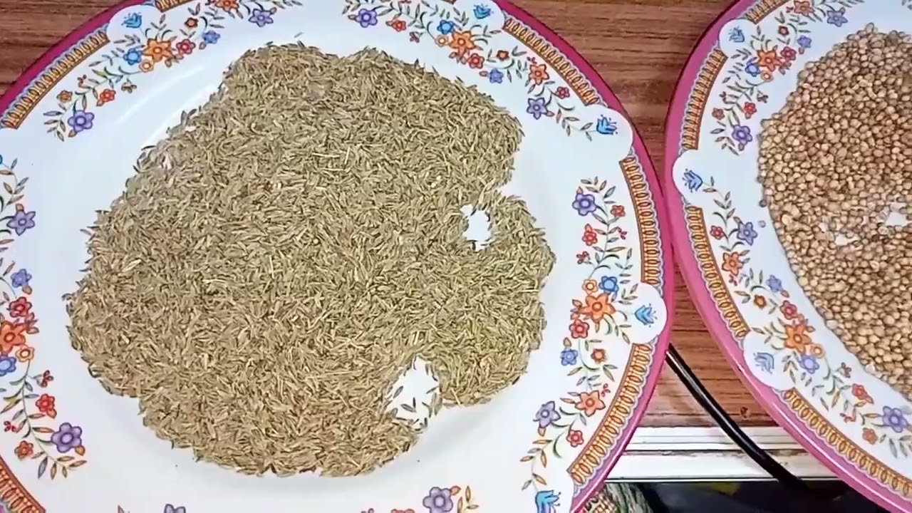 الطريقة الصح ل #تحميص و طحن و حفظ الكزبرة والكمون الناشف