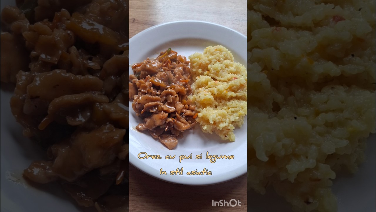 Orez cu pui si legume in stil asiatic!