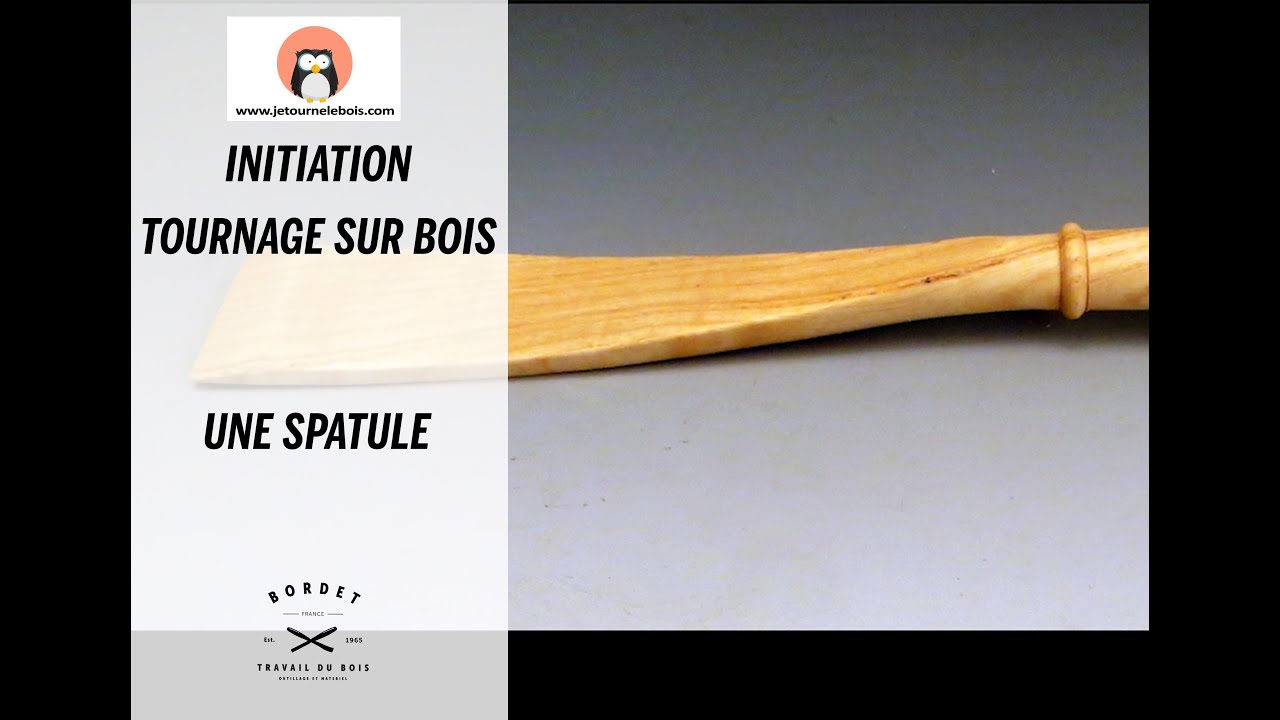 Initiation tournage sur bois : une spatule