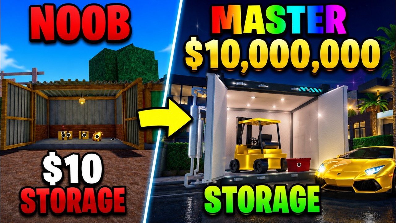 Becoming a MILLIONAIRE in Storage Hunters Roblox!