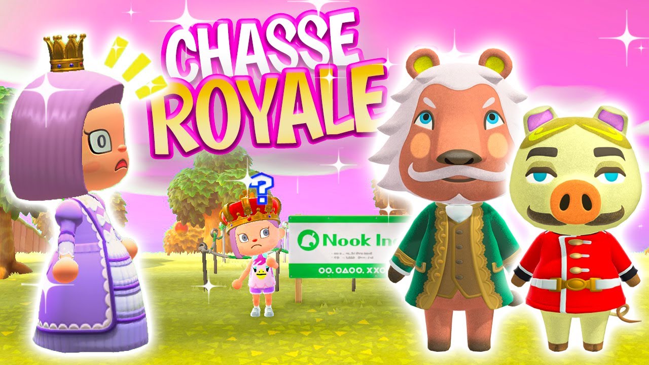 CHASSE Á L'HABITANT ROYALE ! ANIMAL CROSSING #ACNH